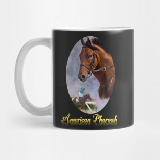 American Pharoah, Triple Crown Winner with Name Plate Mug